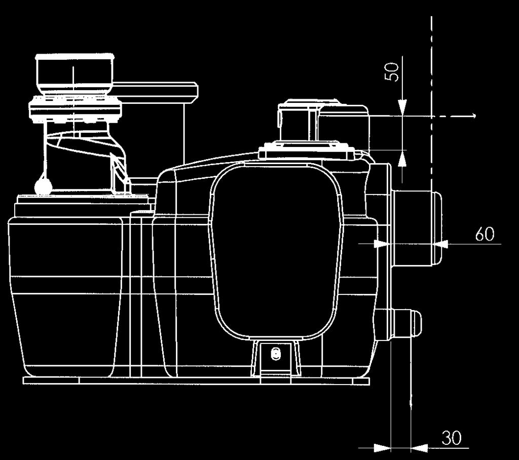 Hebeanlagen für Schwarz- und Grauwasser Aqualift F / Aqualift F XL Einbauhinweise Anschluss der Rohrleitung Alle Rohrleitungen sind grundsätzlich so zu verlegen, dass die se von selbst leerlaufen