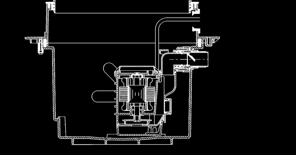 Einbauhinweise Schmutzwasserhebeanlage für Grauwasser Aqualift S Vertiefter Einbau Standardmäßig kann mit den Hebeanlagen Aqualift S eine Ein bau tiefe (T) von 481 bis 656 mm erreicht werden.