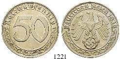 600,- 1227 Al-50 Reichspfennig 1942, E. J.372. f.
