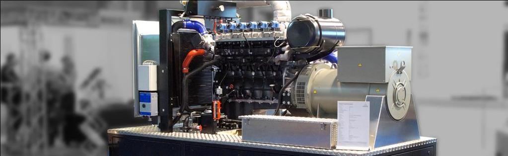 HOLZGASKRAFTWERK ECO 165 HG Motor: MAN D26 LKW Motor 6-Zylinder