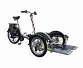 Rollstuhlfahrräder Die Rollstuhlfahrräder von Van Raam werden eingesetzt, um einen Rollstuhlverwender auch mit dem Fahrrad transportieren zu können.