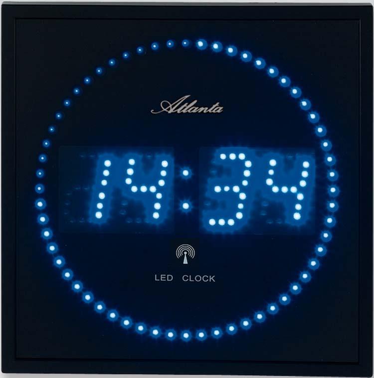 Zeitspeicherung LED alarm, 24-hour display, snooze,