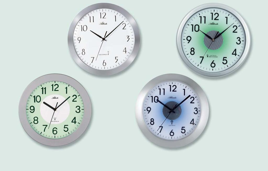 WAND 4298/20 Ø 32 cm 4298/30 Ø 32 cm Funkwanduhren, verschraubte Gehäuse, Glas DCF radio controlled wall clocks, solid cases, glasses pendules murales radio pilotées, boîtiers vissés, verres relojes