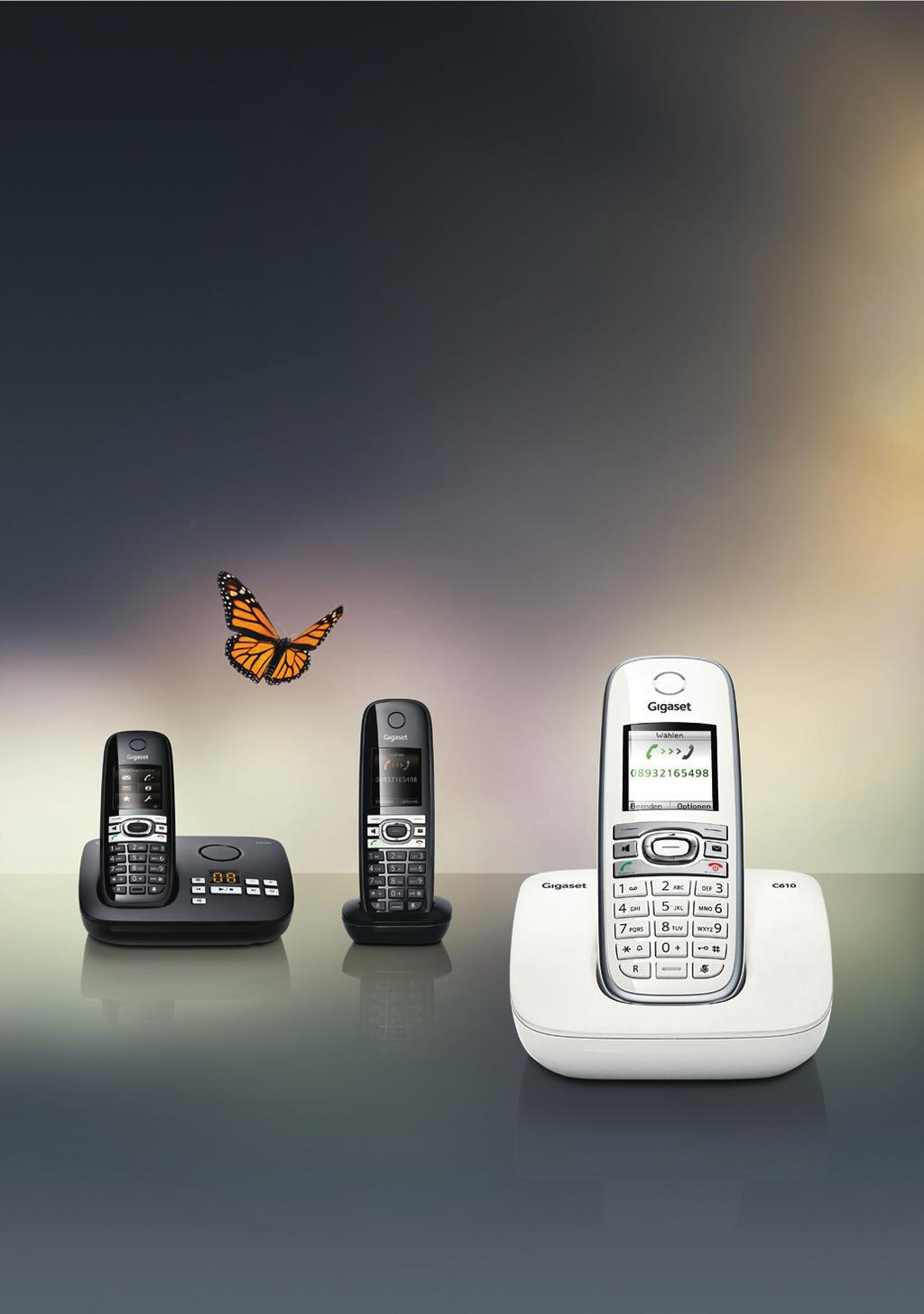 Das Familientelefon: Gigaset C610/C610A/C610H. Noch schöner, noch besser, noch mehr Wertschöpfung!