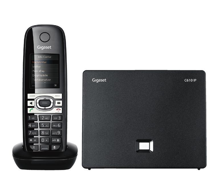 Mit bis zu 6 Mobilteilen können Sie 3 externe Gespräche (2 VoIP und 1 Festnetz) gleichzeitig führen.