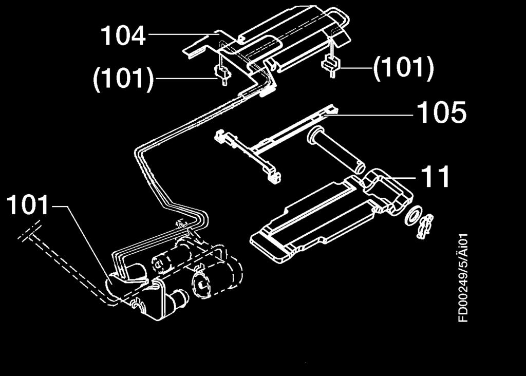 ) 10, 31, 10a* ), 31a* ) Nachstellerkappensatz (Inhalt je 10 St.