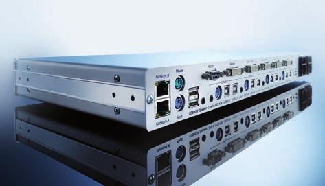 000 m und mehr Rechnerzugriff in Echtzeit Remote Power-Schaltung je nach Ausführung Multichannel- Video möglich (bis zu MC4 über ein System) Systemüberwachung per SNMP und Monitoring redundante