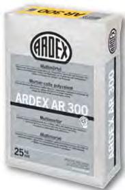 ROHBAU ARDEX AM 100 Ausgleichsmörtel ARDEX AR 300 Multimörtel ARDEX M 4 Schnellmörtel Zement-Basis.