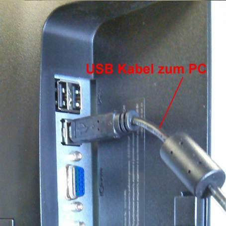 USB vom Monitor zum