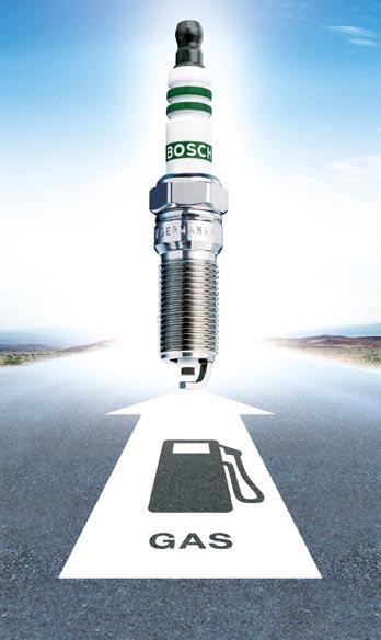 36 Zündkerzen für Gas-Motoren 37 Gas-Motoren richtig zünden: Bosch bietet die passende Lösung Gerüstet für die Besonderheiten von Gas-Motoren ff Für jede Gasapplikation die richtige Zünd- kerze ff