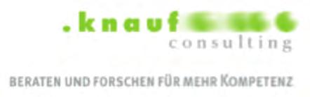2 Dr. Marcus Knauf Knauf Consulting Prof. Dr. Helen Knauf und Dr. Marcus Knauf GbR Dorotheenstraße 7, 33615 Bielefeld Telefon: 0521/8973697 Telefax: 0521/8973996 E-Mail: mknauf@knauf-consulting.