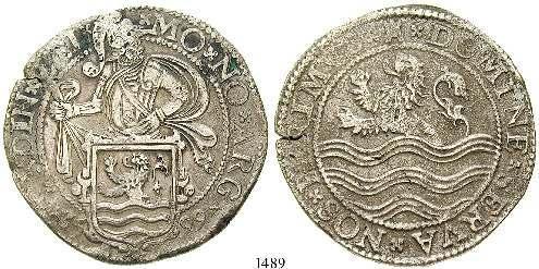 NIEDERLANDE, ZEELAND 1489 Löwentaler 1599.