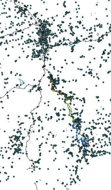 2. DATENAUFNAHME /-AUFBEREITUNG POI von OpenStreetMap Selection by Location (50m) Export Data Viele Polygone/Punkte, Wenige Informationen Relevante POI