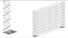 18 Gabionen Preisliste 2015/16 - Natursteine Gabionenwand 23 cm - mit Fußplatte Elemente feuerverzinkt nach DIN 50976 (EN ISO 1461) empfohlene Körngröße 60-90 / 60-120 / 80-120 mm Gabionenwand 10