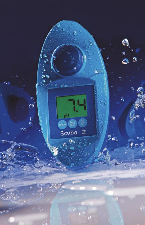 Elektronischer Pooltester Scuba II 7.0.1Technische Änderungen vorbehalten Anwendung Jeder private Poolbesitzer sollte in regelmäßigen Abständen die wichtigsten Parameter in seinem Pool überprüfen.