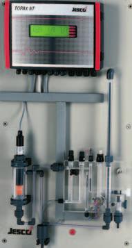 automatischer Elektrodenreinigung Elektrisches Meß- und Regelgerät Topax NT Standard - Messung und Regelung für freies Chlor - Messung und Regelung für ph-wert - Anzeige von Redox-Wert - Anzeige von