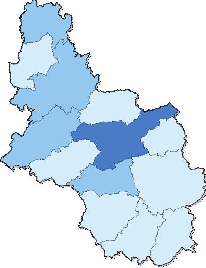 Radevormwald 22 115 Entwicklung der Gesamtbevölkerung Bevölkerung im Oberbergischen Kreis zum 31.12.