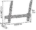 Säulen aus Metall; zur freien Wandmontage; in 2 verschiedenen Höhen (niedrige Säule zum Aufsatz auf ein Lowboard - bei 2 Raster Höhendifferenz zur Unterkante eines Media-Paneels mit