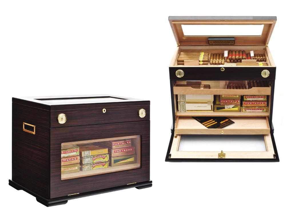 Kistenlagerung und Einzelzigarrenlagerung Aficionado Deluxe Kapazität: 400 Zigarren Art.No.