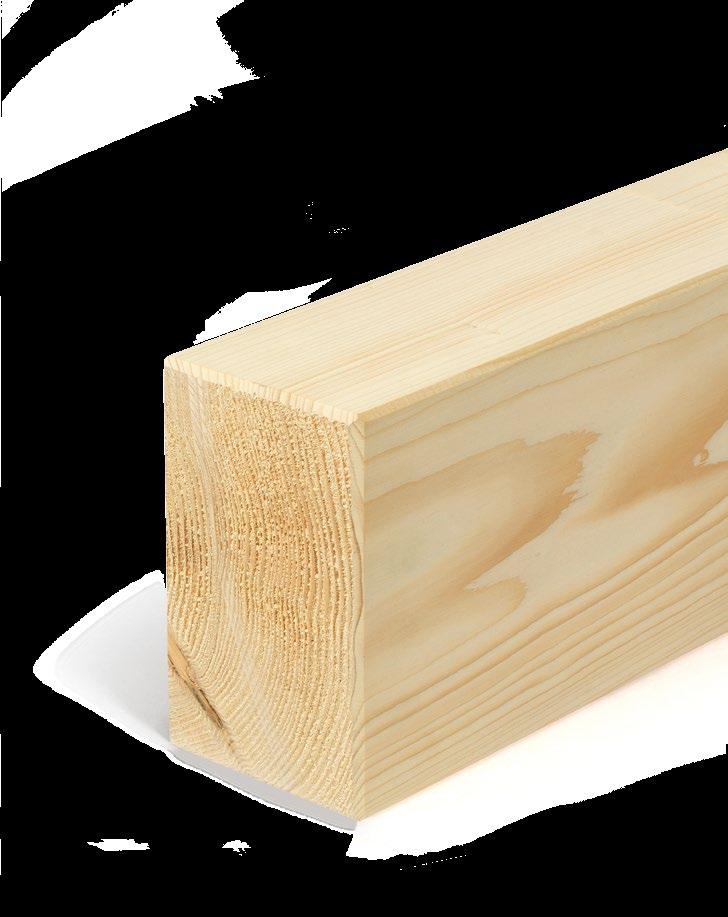 Holzleichtbauweise Blockhausprofile Stabförmiger Holzwerkstoff für den Zimmerer Unterkonstruktionsholz VORTEILE Hohe Tragfähigkeit