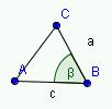 Dreieckskonstruktionen mit DGS (Erwartungsbild) 1. Konstruiere das Dreieck ABC mit... a = 6,5 cm b = 7,3 cm c = 10 cm!