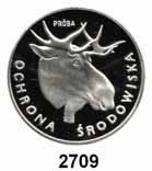 Wisent...PP 30,- 2708 100 Zlotych-Proba 1977. Silber.