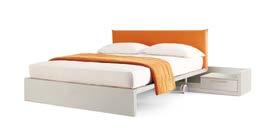 letti matrimoniali double beds / lit deux place / doppelbett / cama de matrimonio Minimal H 21,5 _ Struttura melaminico sp. 5 cm.