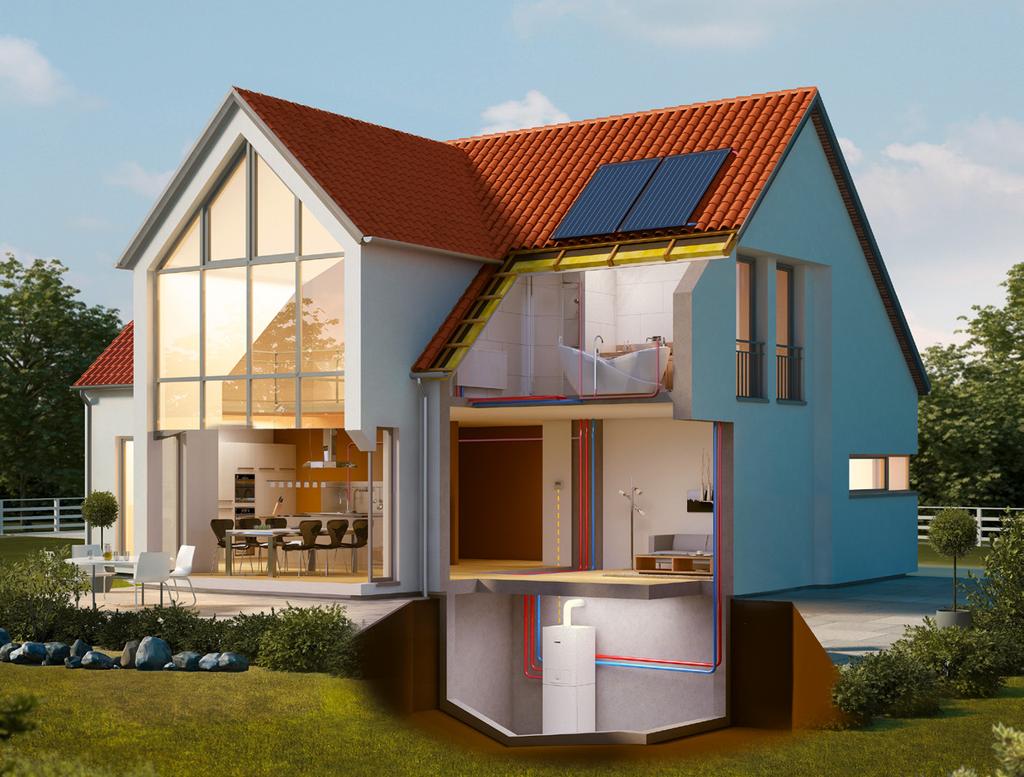 Vorteile auf einen Blick: Hochwertige, modulare Wärmelösung für Reihen- und Einfamilienhäuser Höchste Energieeffizienz durch SolarInside-ControlUnit, Hocheffizienzpumpe und optimierten Pumpenmodus