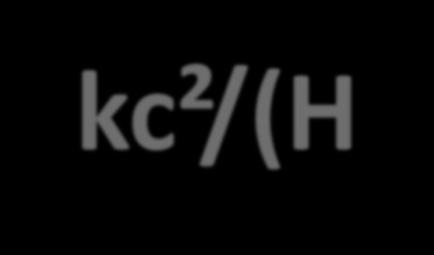 Der Krümmungsparameter W k = - kc²/(h 0
