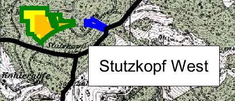 STECKBRIEFE DER WINDHÖFFIGEN STELLEN: STUTZKOPF WEST Natura 2000 Naturschutzgebiete - Bann- und Schonwald - Es sind keine Natura 2000-Gebiete direkt betroffen.