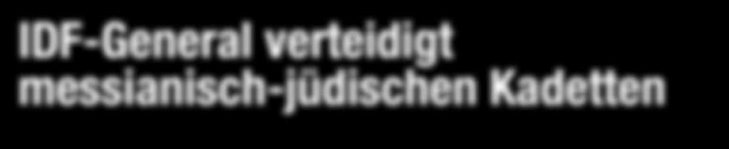 Der Kadett wurde aus dem Kurs ausgeschlossen, nachdem er sich geweigert hatte, die Vorlesung eines messianisch-jüdischen Kadetten über das neue Testament und seinen Glauben an den jüdischen Messias