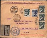 Flugpostbrief, von VILLACH nach CANTON/China, P! R!