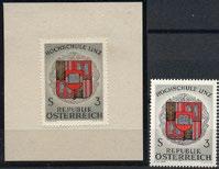 154 Österreich - 2. Republik, Postfrisch und Abarten Österreich - 2.