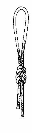 : figure eight knot) Kreuzknoten (engl.