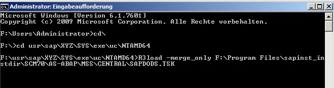 3. SCM 7.0 installieren, Fehlerbeseitigung Wie aus den Dateien import_monitor.java und import_monitor ersichtlich ist liegt der Fehler in loading of SAPDODS.