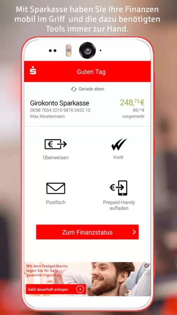 Die App der Sparkasse S-App Deutschlands meistgenutzte