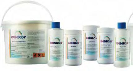RAInbow WASSERPFLEGEMIttel Rainbow Wasserpflege Die Marke "Rainbow" gibt auch dem Markt der "Wasserpflegemittel" neue Impulse und präsentiert gute Produkte.