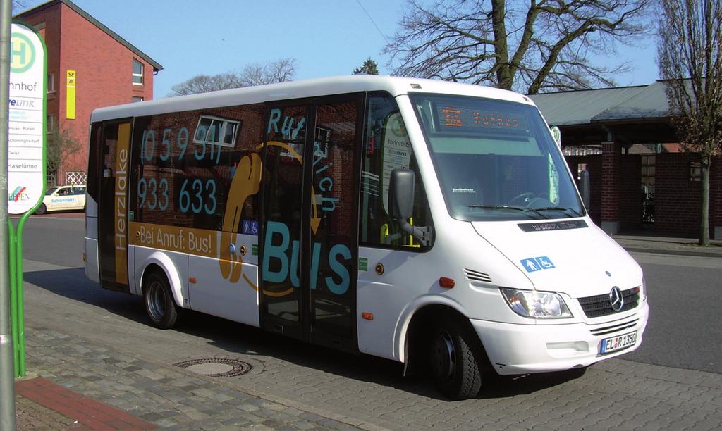 Die EEB fährt im Rahmen des Emsland RADexpress-Angebotes des Landkreises Emsland einen RADexpress-Bus auf der Linie Lathen-Werlte/Vrees.