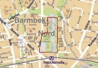 gesamt 450 675 Planungsrecht Barmbek Nord 11 in Vorbereitung Eigentümer FHH Vorweggenehmigungs- 2014 / 2014 reife ab / Baubeginn ab Lageplan und B-Plan (bzw.