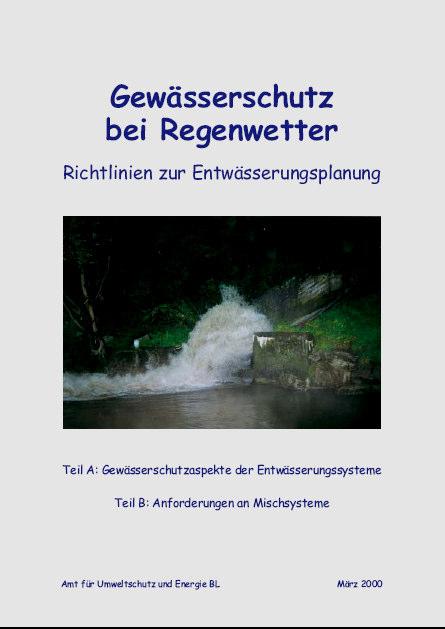 2. Kriterien für eine Mischwasserbehandlung Menge des Regenabflusses ("Akutereignis") Schleppspannungen