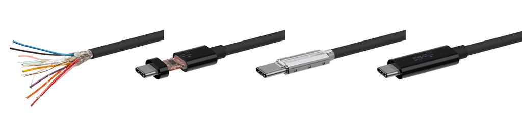 USB Typ-C unterstützt einen 24-poligen, beidseitig einsteckbaren Stecker.
