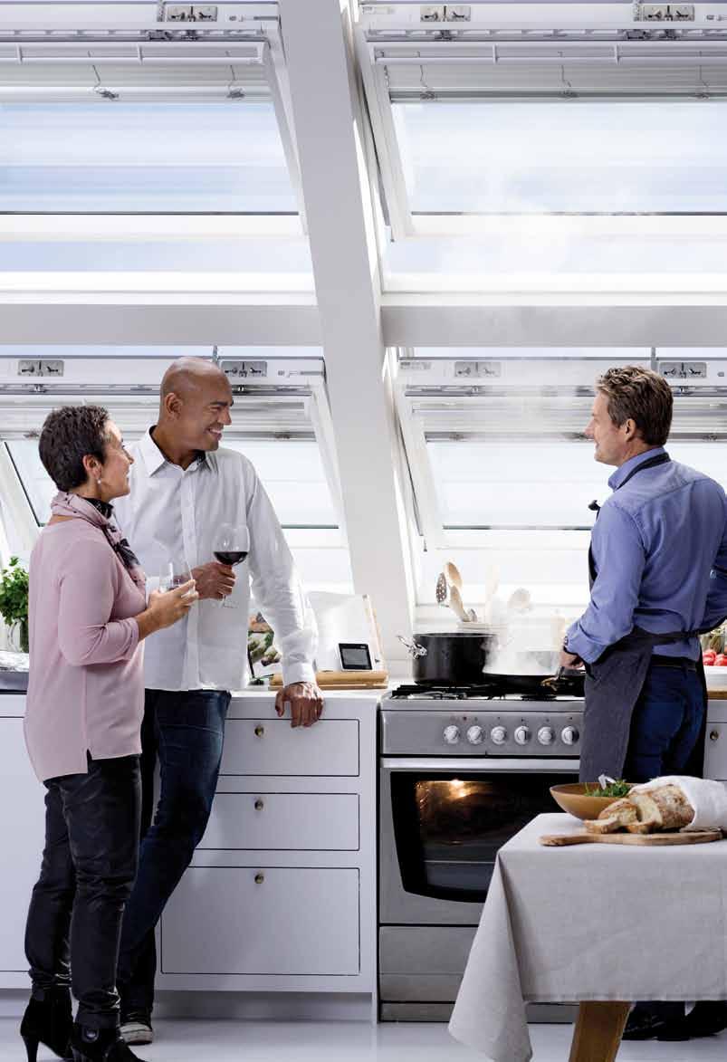 VELUX Dachfenster Küche Abbildung: VELUX INTEGRA Solarfenster GGU alle Fenstertypen ab S.