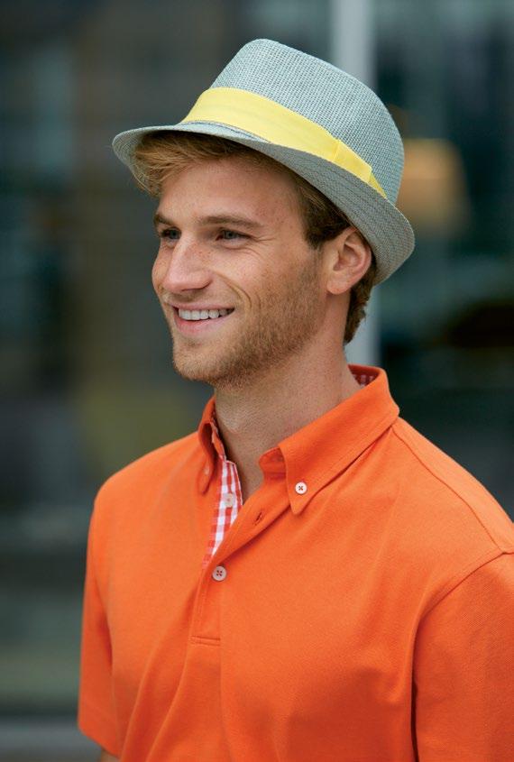 Hats MB 6539 Cord Hat S/M=56 cm, L/XL=58 cm Hut im Hipster Style Krempenbreite vorne