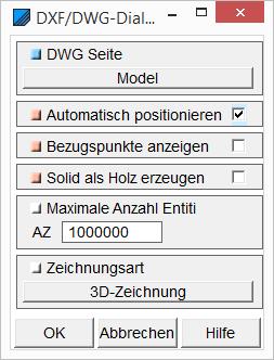 Programmleitfaden der S+S 3D-CAD / CAM Software DXF DWG Leitfaden Seite 5 2.1 Laden von DXF/DWG Dateien 2.1.1 So wird eine DXF/DWG Datei geladen: 1.