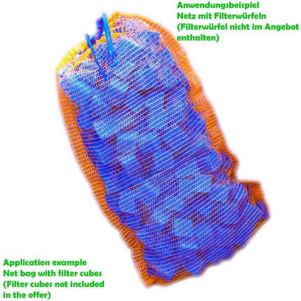 Filterwürfel als Biomasse im Gartenteichfilter Zur biologischen Filterung ist unserer Meinung nach der Filterwürfel das Beste was man als Filtermaterial verwenden kann.