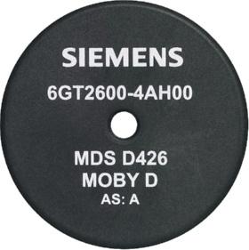 Siemens AG 013 RFID-Systeme für den HF-Bereich Transponder (ISO-Mode) MDS D46 Übersicht 350 mm Kbyte ISO Der MDS D46 ist ein passiver (wartungsfreier) Transponder auf Basis ISO 15693, mit FRAM