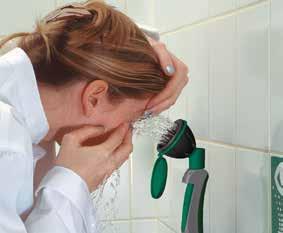 AUGENDUSCHEN ClassicLine Hand-Augenduschen mit einem geraden Brausekopf Hand-held eye showers with one straight spray head Volumenstrom: 7 l/min Wasseranschluß: 1/2 IG Brausekopf: Ein Strahlregler