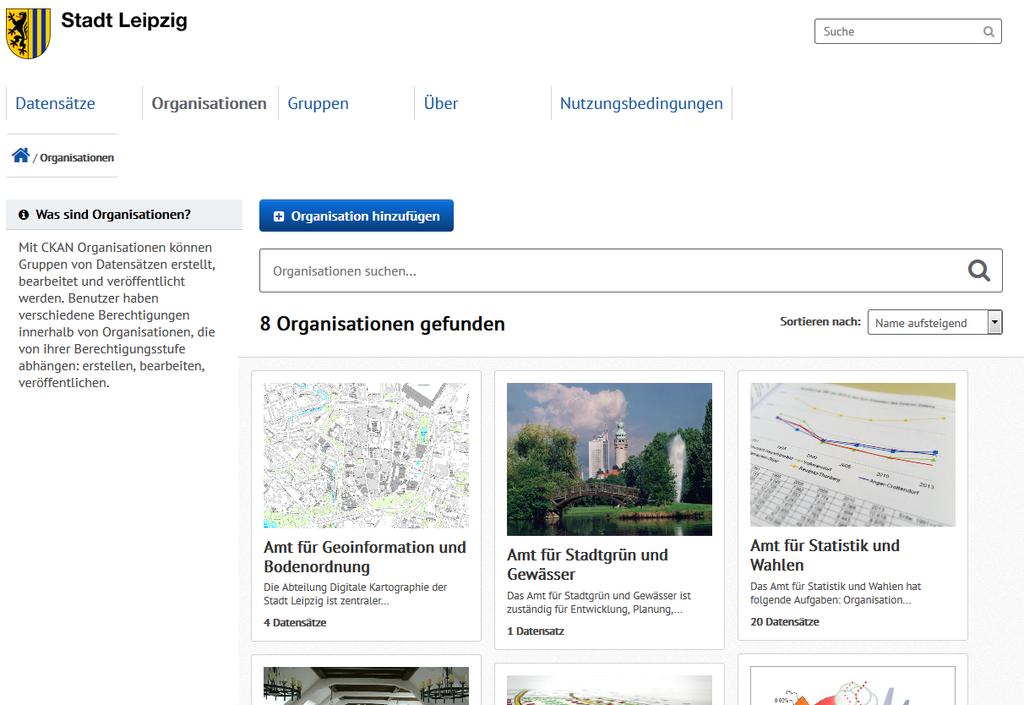 Per Knopfdruck zum Leipziger Open Data-Portal in der