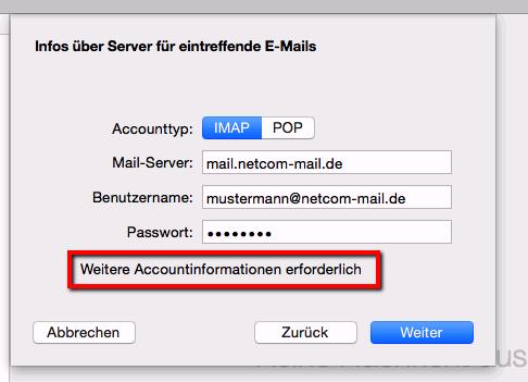 de Benutzername: Ihre vollständige E-Mailadresse Ihr Passwort Bestätigen Sie dann mit Weiter.
