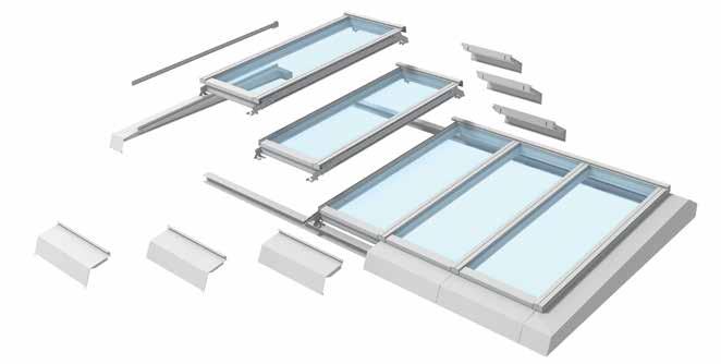 Fünf vorkonfigurierte Produktpakete ermöglichen eine genaue Planung der Dachöffnung, vereinfachen die Bestellung und sorgen für eine problemlose Montage.